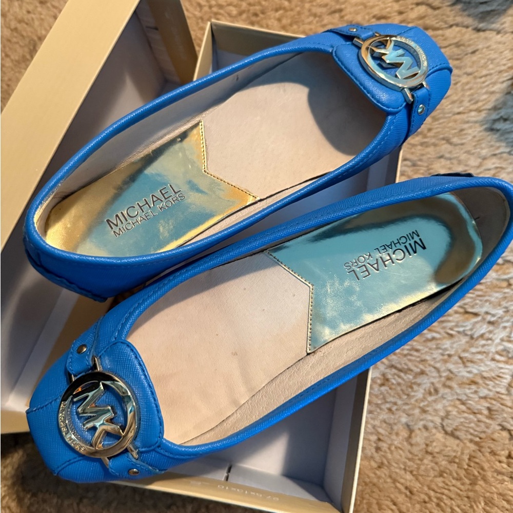 Michael Kors Vibrant Blue Loafers